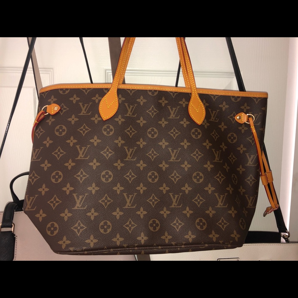 Brown tote bag